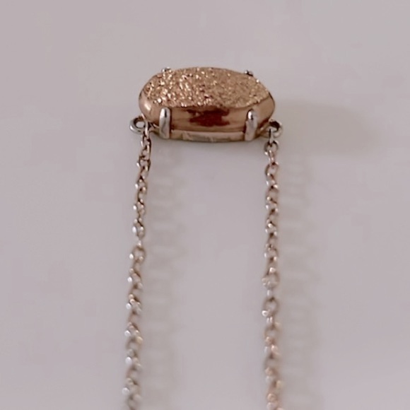 KENDRA SCOTT • Ever Rose Gold Drusy Pendant Necklace - Picture 5 of 9